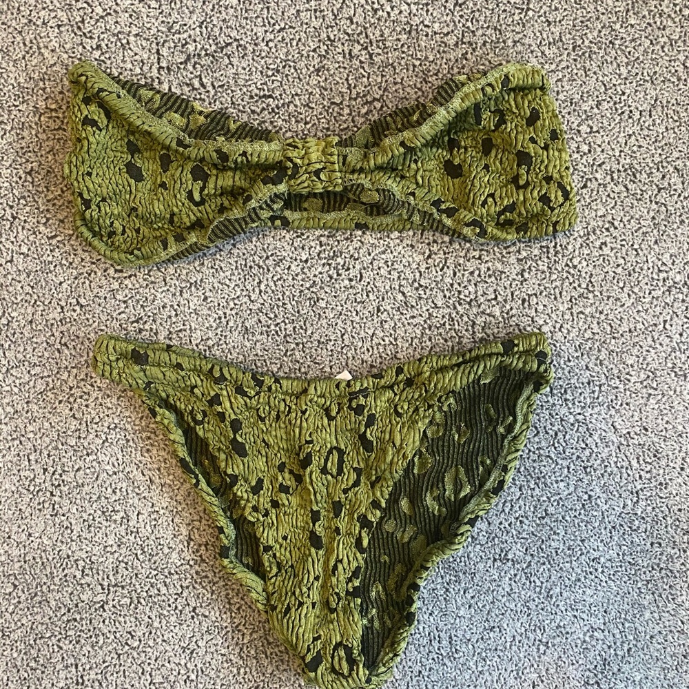 Stretchy Green One Size Bathing Suit